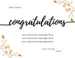 Load image into Gallery viewer, personalized congratulations card
