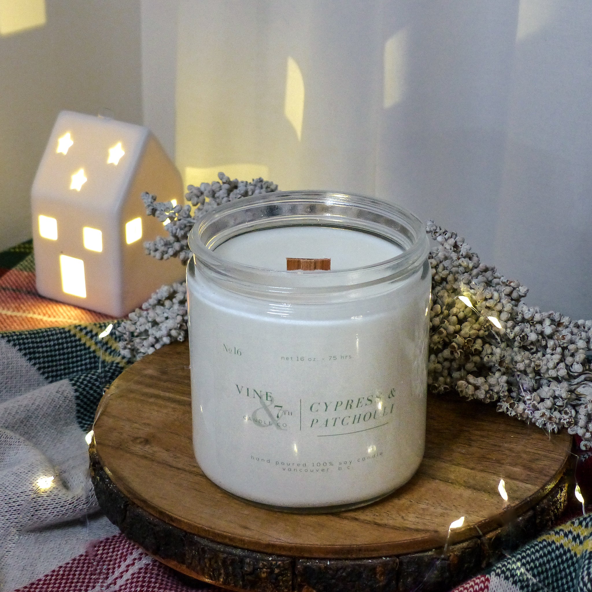 cypress & patchouli candle